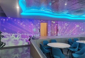 餐廳內(nèi)激光投影