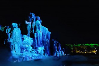 吉木薩爾縣天地園景區(qū)亮化項目